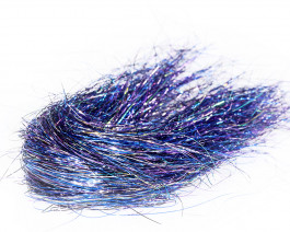 Fine 3D Tinsel Hair, Dark Violet UVR / 84